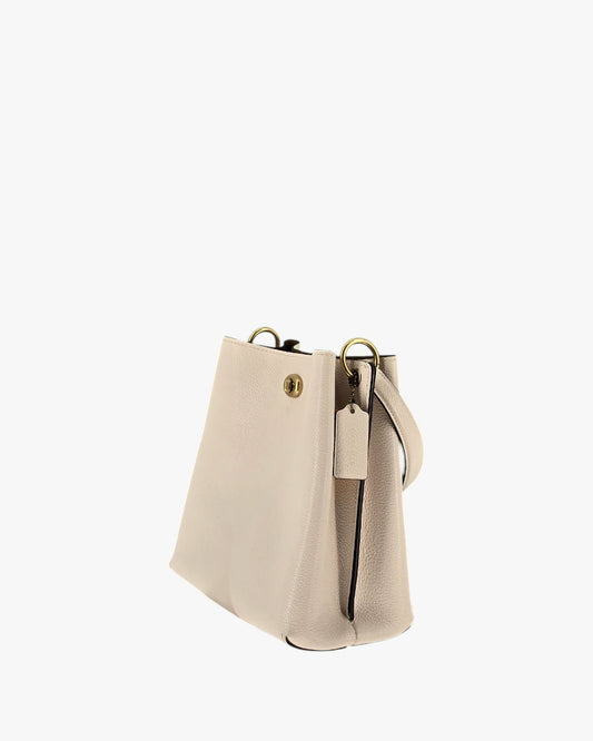 Ted Baker Cream Leather Bucket Bag