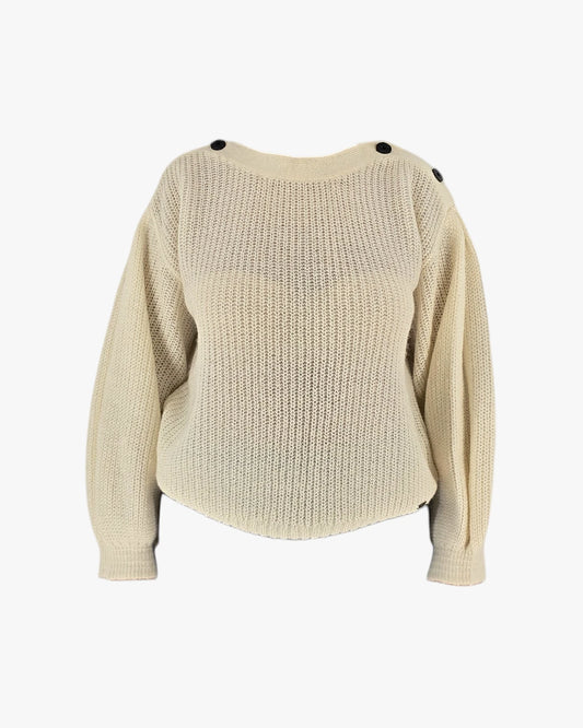 Cream Knit Sweater