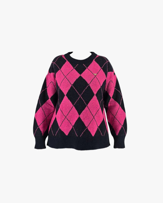 Argyle Knit Sweater