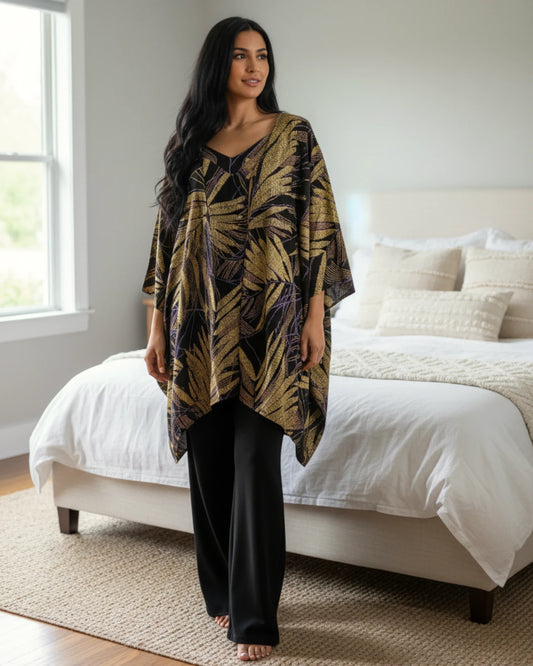 Midnight Fern Sleep Dress & Robe Set