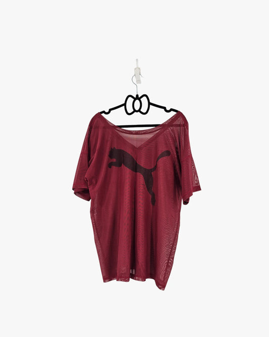 Mesh Training Top Ð Burgundy