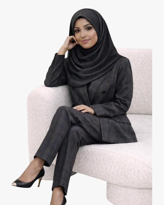 ISABEL ƒTOILE MARANT Oversized Dark Grey Suit (Blazer & Pants)