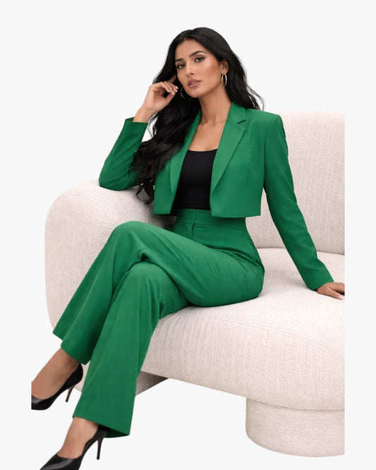 PINKO Green Tailored Suit (Blazer & Pants)