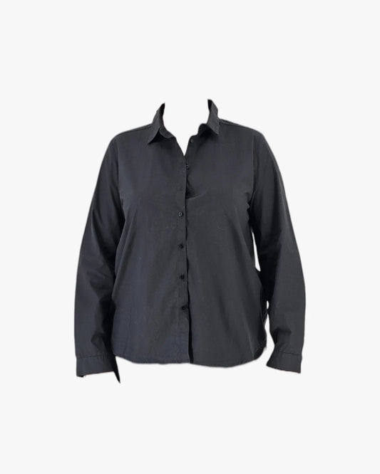 Black Classic Buttoned Shirt