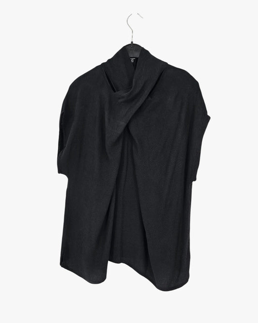 Black Draped Top