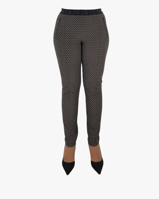 Monogram Straight-Leg Trousers