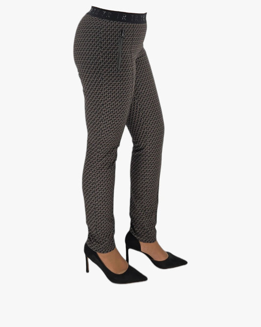 Monogram Straight-Leg Trousers