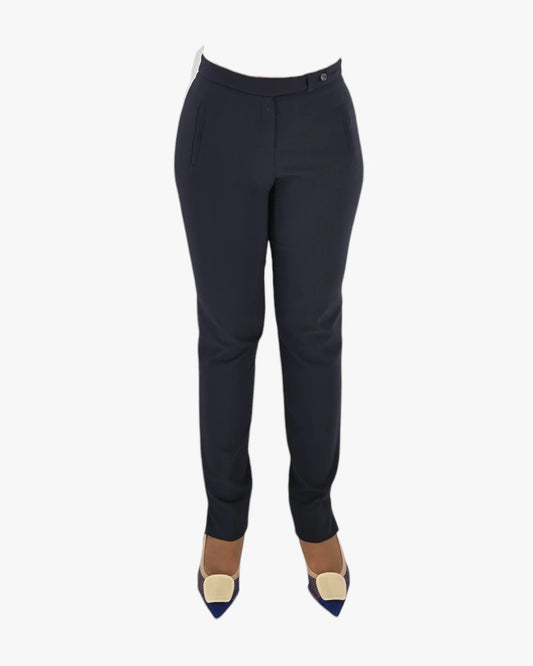Maison 123 Navy Tailored Trousers