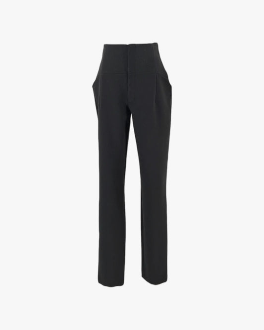 ZARA Minimal Black Slim Trousers