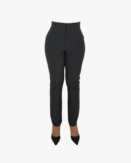 ZARA Minimal Black Slim Trousers