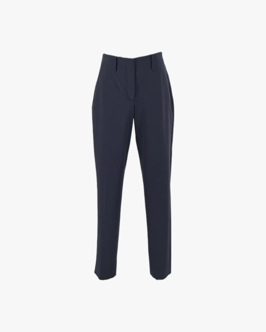 Navy Tailored Slim Trousers