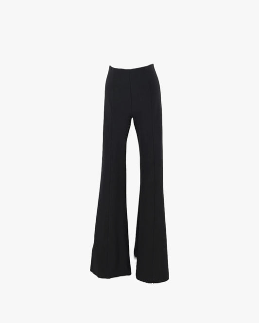Flared Black Statement Trousers