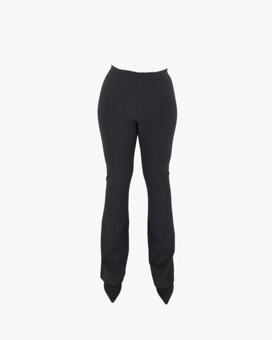 Flared Black Statement Trousers