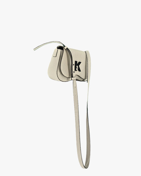 Karl Lagerfeld Cream Mini Crossbody