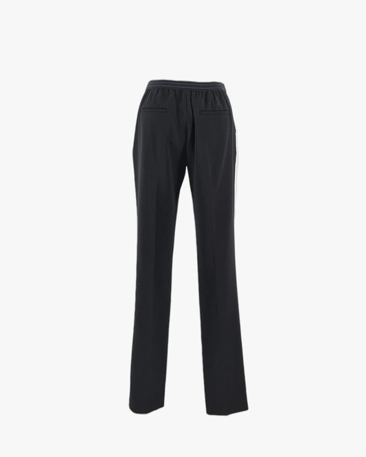 Classic Black Straight Trousers