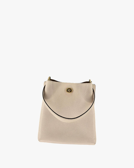 Ted Baker Cream Leather Bucket Bag