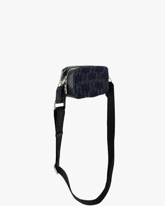 Karl Lagerfeld Dark Monogram Mini Crossbody