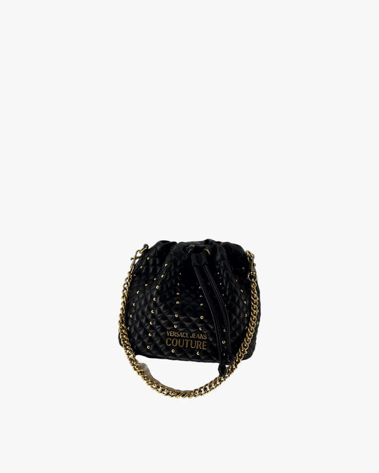 Versace Jeans Couture Ð Quilted Stud Bucket Bag (Black)