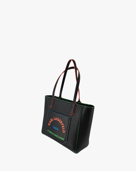 Karl Lagerfeld Ð Paris Logo Tote Bag (Black)