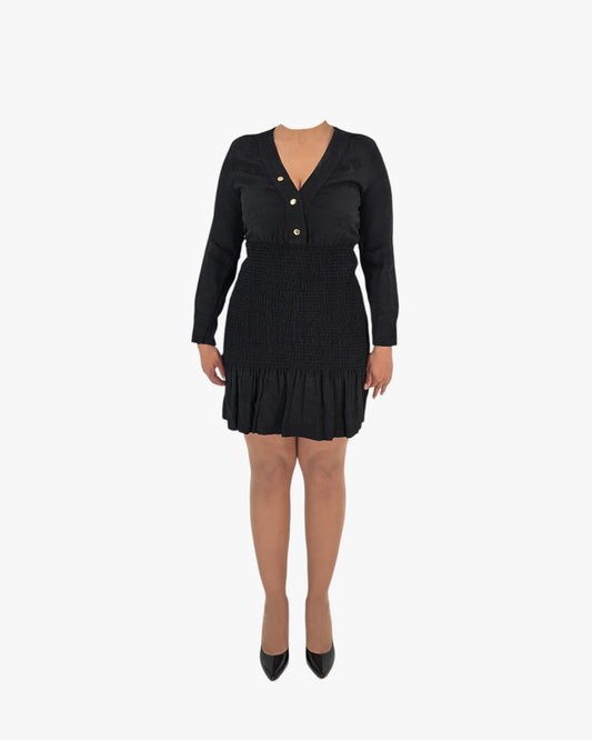Midnight Smock Black Dress