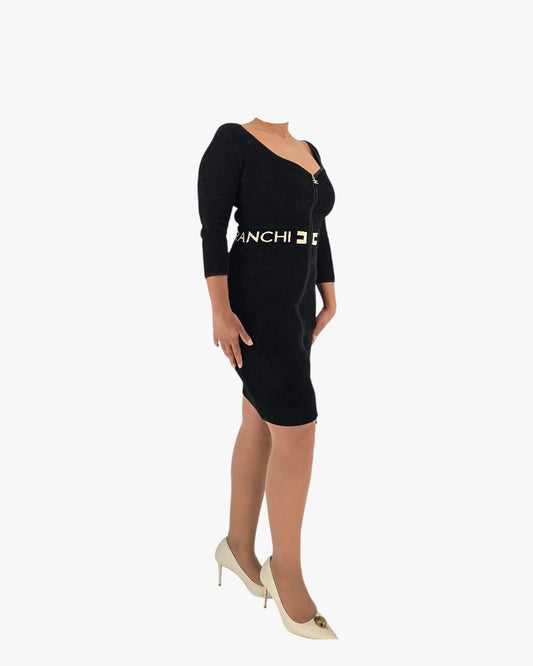 Signature Zip Knit Dress