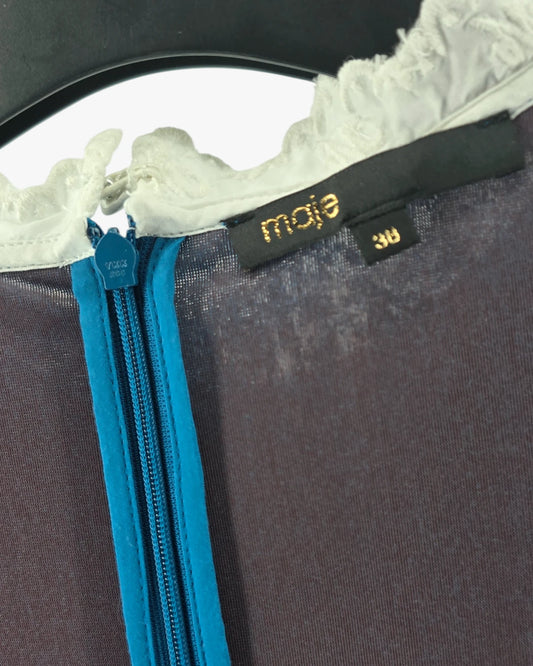 Velvet Blue Mini Dress