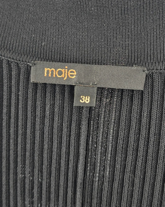 Classic Black Knit Mini Dress