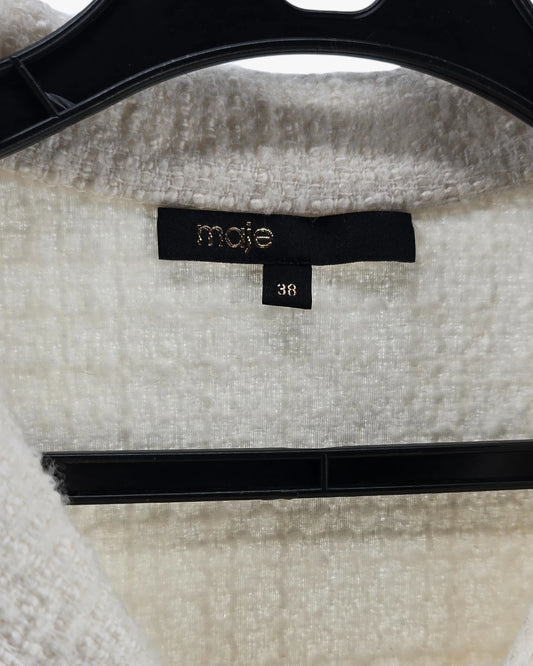 Ivory Knit Cut-Out Mini Dress