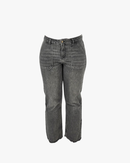 B&S Ash Grey Relaxed Jeans