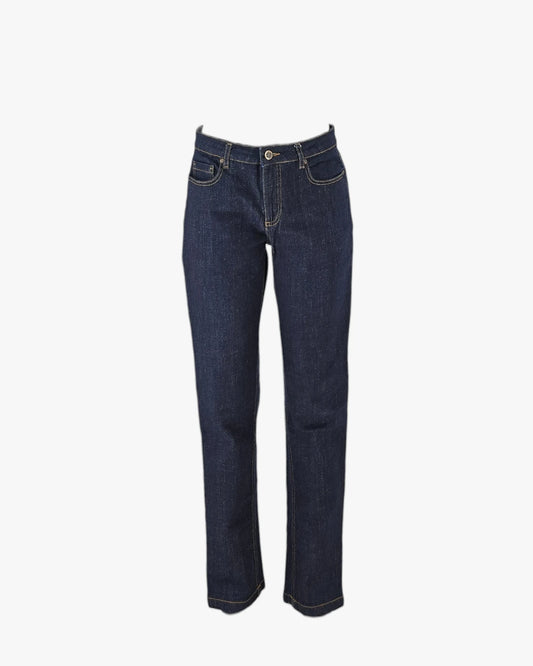 Deep Indigo Straight Cut