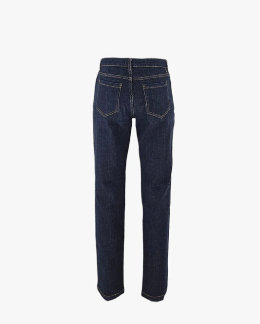 Deep Indigo Straight Cut