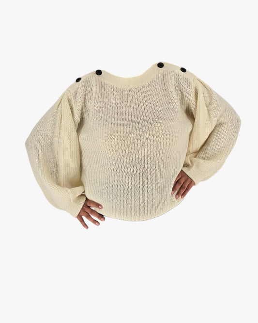 Cream Knit Sweater