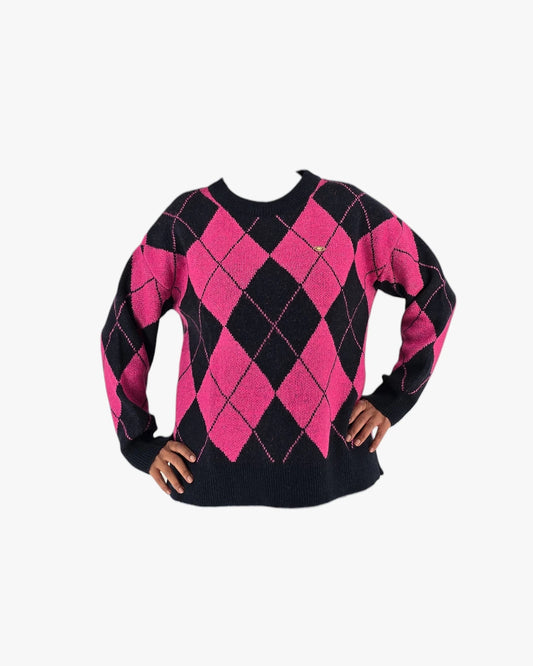 Argyle Knit Sweater