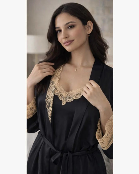 Midnight Lace Sleep Set