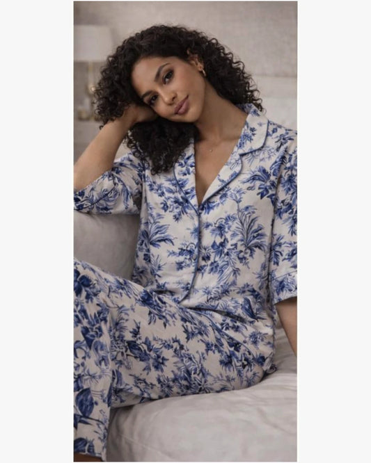 Blue Willow Sleep Set
