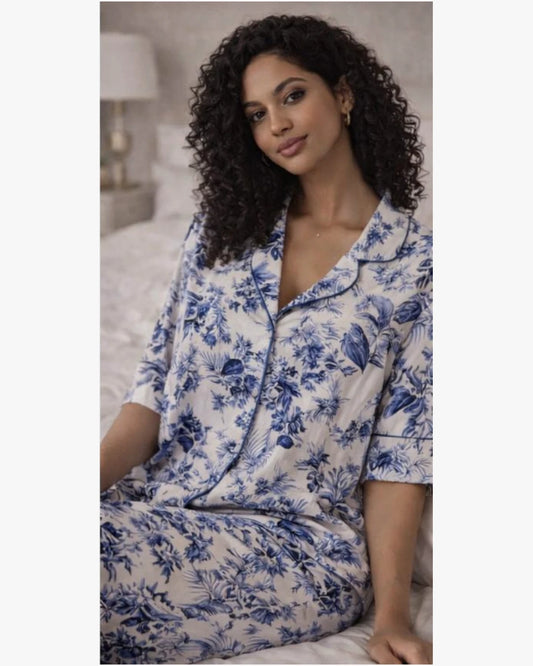 Blue Willow Sleep Set