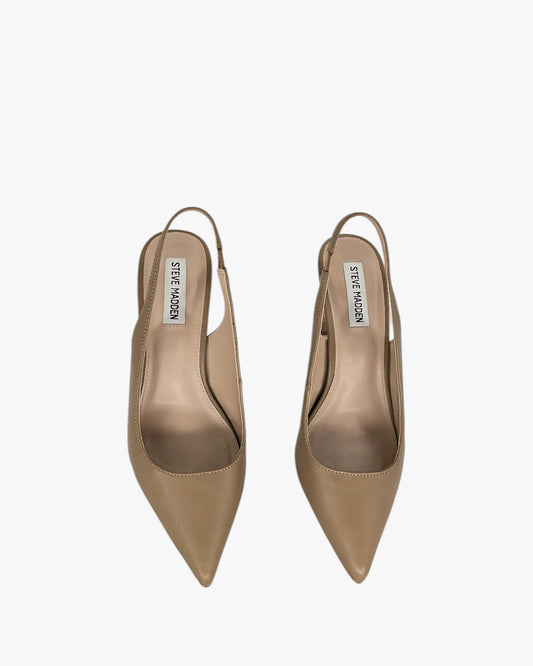 Soft Nude Slingback Heels