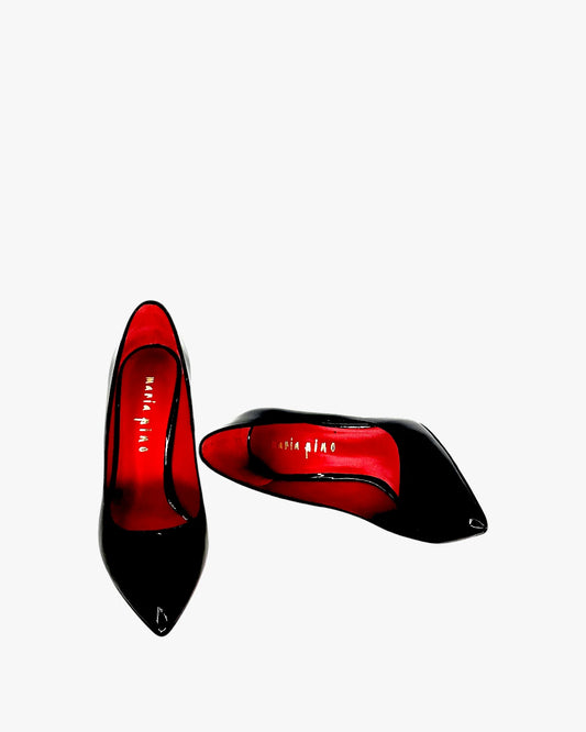 Blue & Cream Slingback Heels