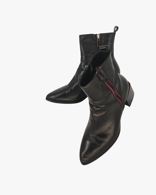 Urban Edge Zip Ankle Boots