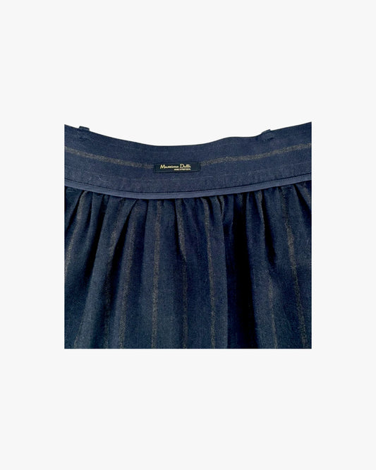 Massimo Dutti Button-Front Midi Skirt