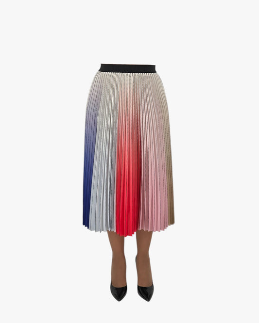 Karl Lagerfeld Pleated Midi Skirt