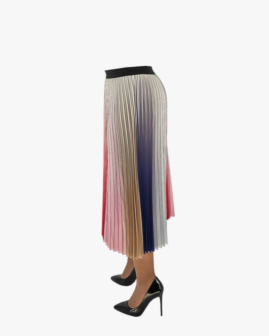 Karl Lagerfeld Pleated Midi Skirt