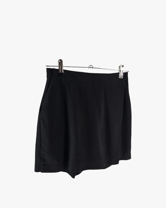 Black Tailored Skort