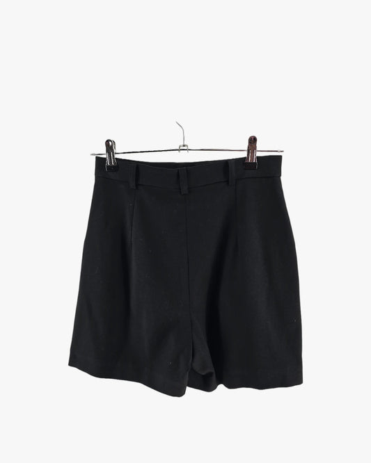 Black Tailored Skort