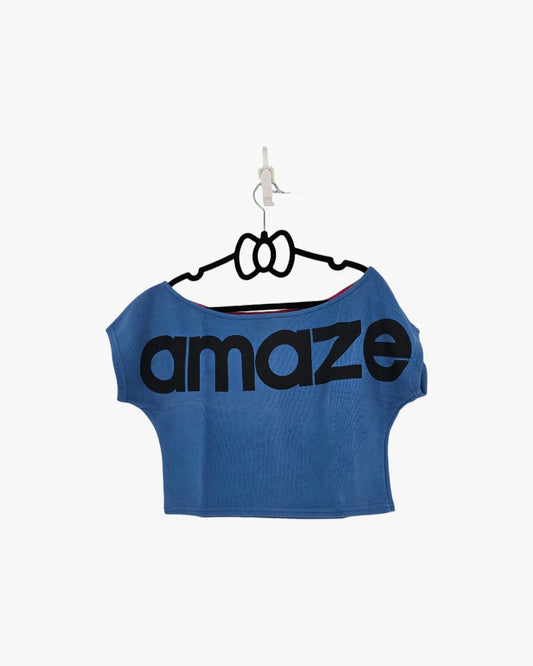 Cropped Sports Top Ð Blue
