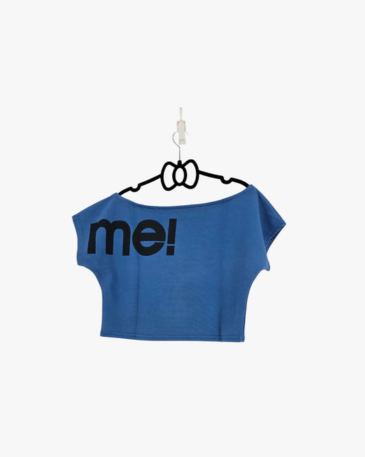 Cropped Sports Top Ð Blue