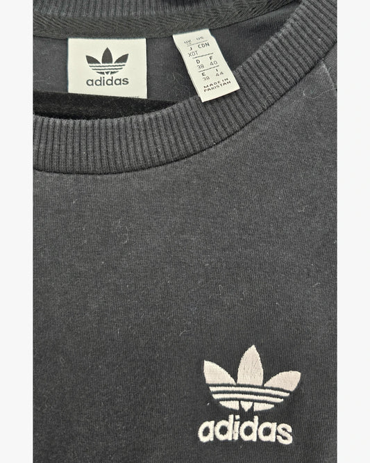 Ribbed Sporty Dress Ð Black