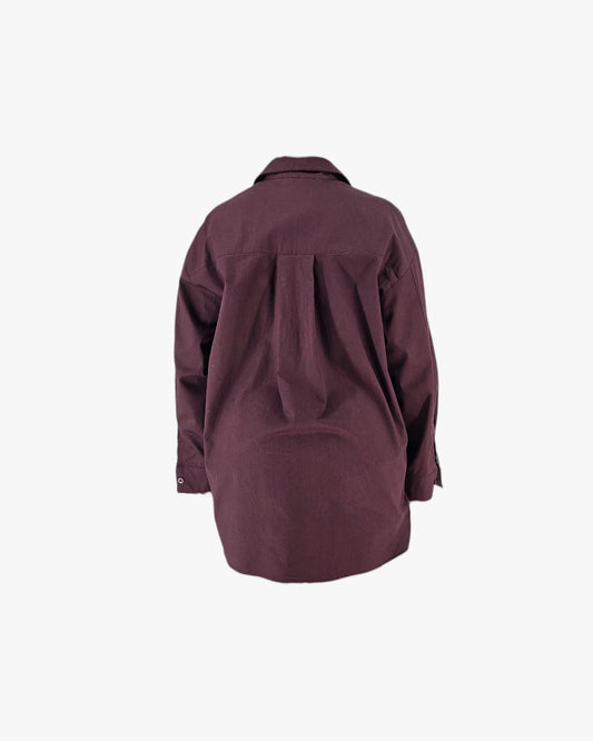 Burgundy Relaxed Shirt