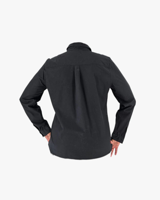 Black Classic Buttoned Shirt